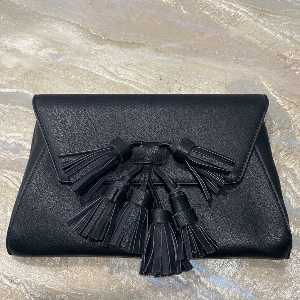 Violet Ray Black handbag Women Purse